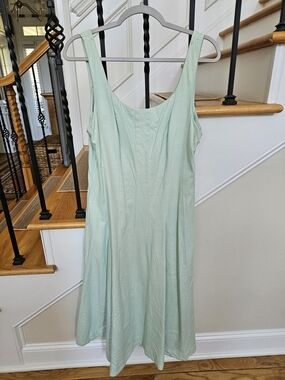 A New Day Mint Midi Dress With Pockets